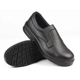 Slipbuster Safety Slip On Black Shoes